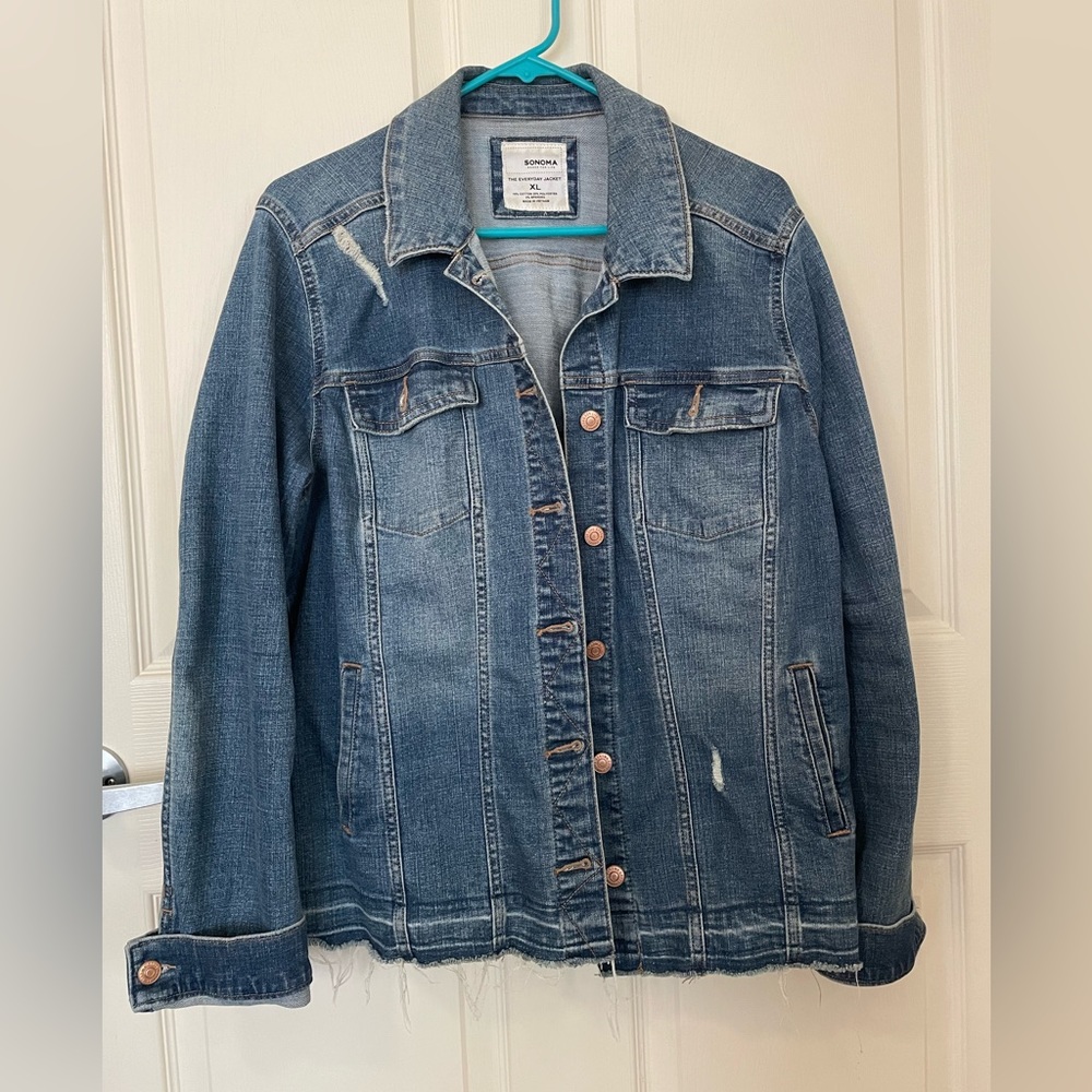 Super cute XL Denim Jacket- Sonoma